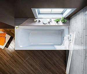 Ванна акриловая BAS АЯКС В 00127 150x70 купить в интернет-магазине Sanbest