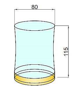 Стакан для зубных щеток Boheme 10212 купить в интернет-магазине сантехники Sanbest