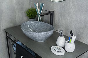 Раковина накладная Gid Lago 41 Mnc331 54430 серая купить в интернет-магазине Sanbest