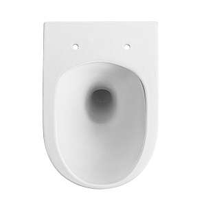 Унитаз подвесной Grossman Thin Rim GR-5604SQ белый, безободковый, с крышкой микролифт, слив торнадо купить в интернет-магазине Sanbest