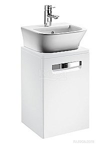 Тумба с раковиной Roca The Gap Original ZRU9302735 45 белый для ванной в интернет-магазине Sanbest