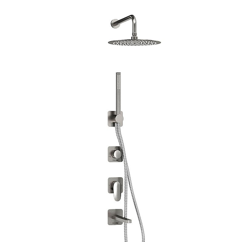 Душевая система WasserKRAFT Spree 1400 SET2841 никель купить в интернет-магазине сантехники Sanbest