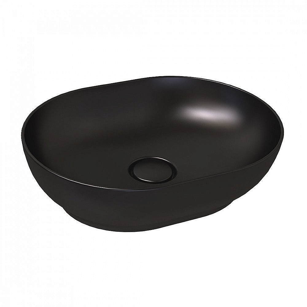 Раковина накладная Bien Motto 50 MTLG05001FD0B7000 черная матовая купить в интернет-магазине Sanbest