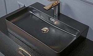 Раковина Armadi Art Vallessi 60 875 черная купить в интернет-магазине Sanbest