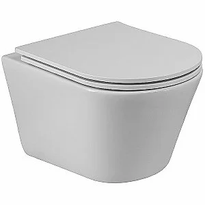 Унитаз подвесной Cezares Liner-Tor CZR-3808-53-TH-TOR/SC белый, безободковый, с крышкой микролифт, слив торнадо купить в интернет-магазине Sanbest