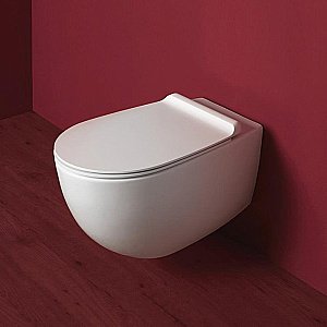 Унитаз подвесной Simas Vignoni 56х36,5 безободковый, белый купить в интернет-магазине Sanbest