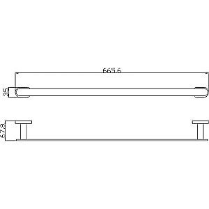 Полотенцедержатель Rav-Slezak Yukon YUA0701/65 хром купить в интернет-магазине сантехники Sanbest