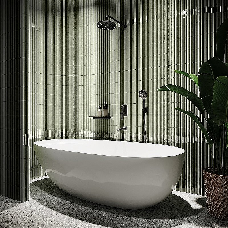 Смеситель для душа Iddis Ray RAYBL00i68 черный матовый купить в интернет-магазине сантехники Sanbest