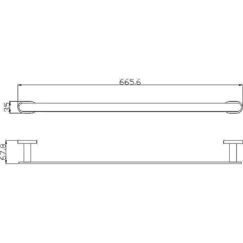 Полотенцедержатель Rav-Slezak Yukon YUA0701/65 хром купить в интернет-магазине сантехники Sanbest