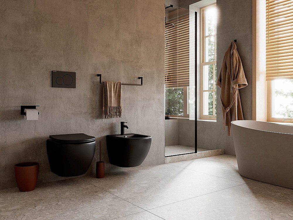 Биде подвесное Ceramica Nova Metropol CN4003MB купить в интернет-магазине Sanbest