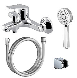 Смеситель для ванны Azario TAVIRA AZ-WKE238040C хром купить в интернет-магазине сантехники Sanbest