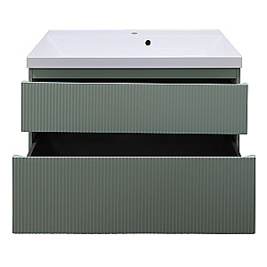 Тумба с раковиной Azario Viola 100/2 CS00097148 фисташковая для ванной в интернет-магазине Sanbest