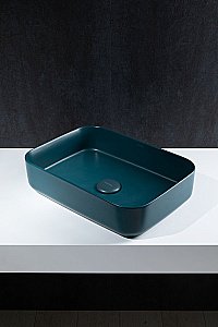 Раковина Allen Brau Fantasy Quad 50 4.11021.PT петроль матовый купить в интернет-магазине Sanbest