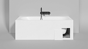 Ванна Salini ORNELLA KIT S-stone 102426M 160x70 белая купить в интернет-магазине Sanbest