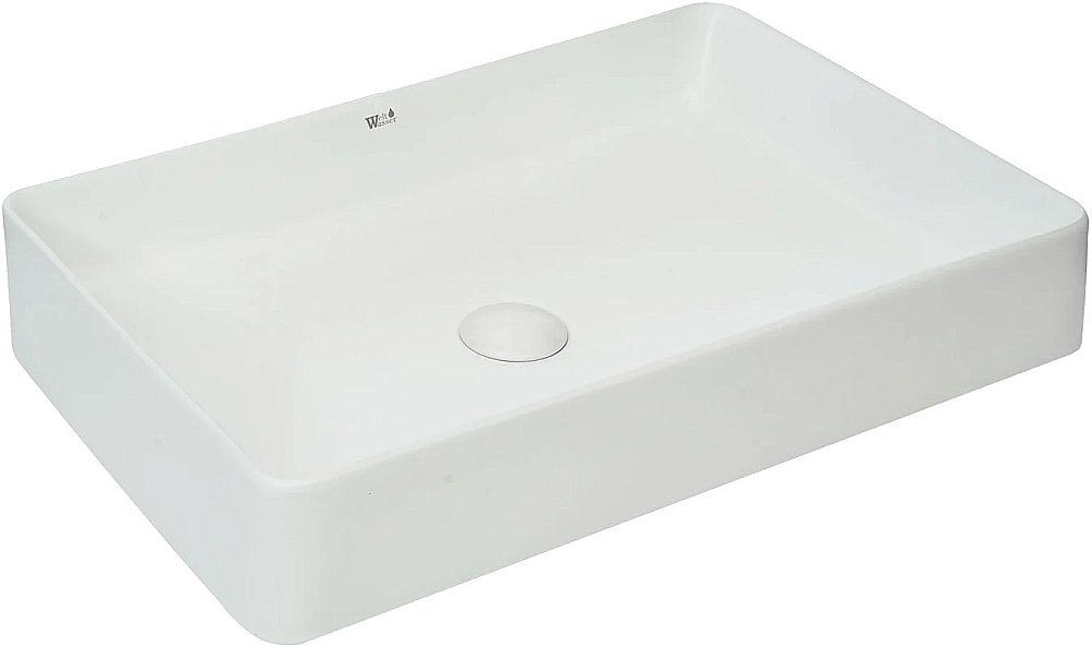 Раковина накладная WeltWasser WW ELBACH 2174 MW 60 белая матовая купить в интернет-магазине Sanbest