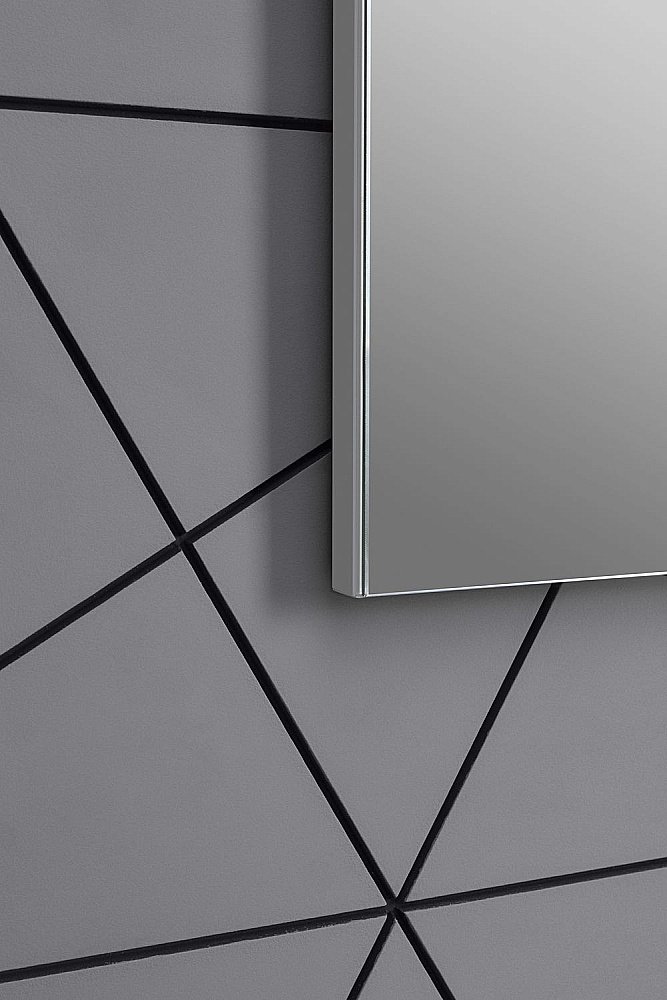 Зеркало Aquanet Lino 253906 70 белый матовый в ванную от интернет-магазине сантехники Sanbest