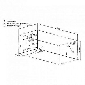 Акриловая ванна Aquanet Polo 170x80 205539 с к/с10 купить в интернет-магазине Sanbest