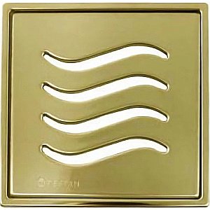 Душевой трап Pestan Confluo Standard 13000178 золото купить в интернет-магазине Sanbest