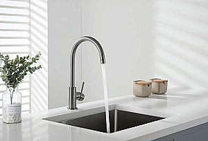 Смеситель для кухни Aquatek Европа AQ1382BGM оружейная сталь купить в интернет-магазине сантехники Sanbest