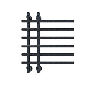 Полотенцесушитель водяной Veconi Tufo T601050GR графит купить в интернет-магазине сантехники Sanbest