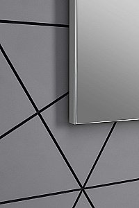 Зеркало Aquanet Lino 253906 70 белый матовый в ванную от интернет-магазине сантехники Sanbest