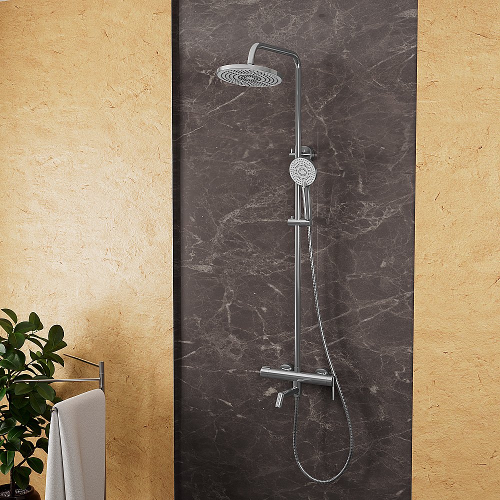 Душевая система Rush ST4235-80 хром купить в интернет-магазине сантехники Sanbest