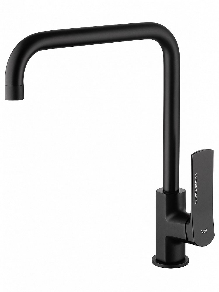 Смеситель для кухни WONZON & WOGHAND, Черный матовый (WW-L1006-MB) купить в интернет-магазине сантехники Sanbest