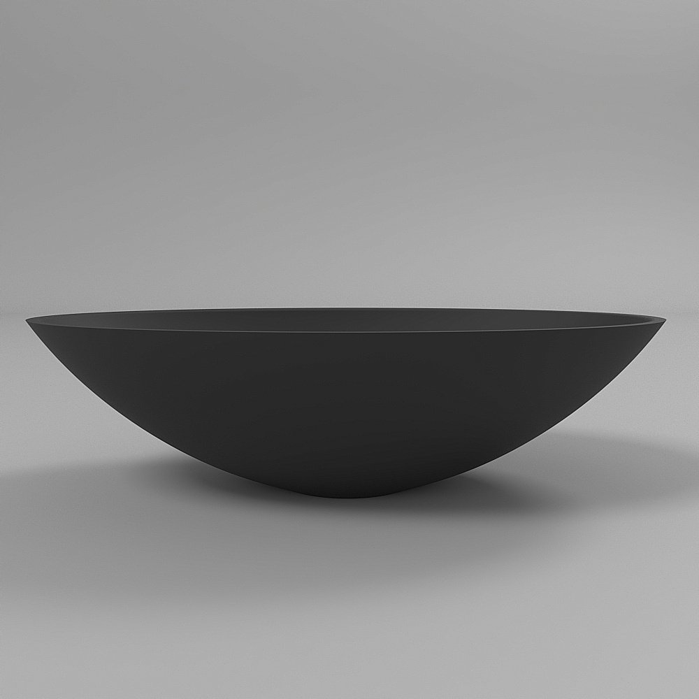 Раковина накладная WhiteCross Aquamarine 56 0715.056035.201 черная матовая купить в интернет-магазине Sanbest