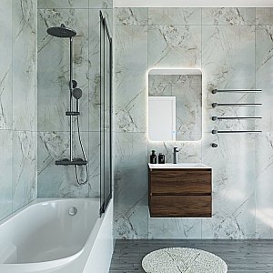 Ванна акриловая Vincea VBT-2A170-FR 170x75 белая с каркасом купить в интернет-магазине Sanbest