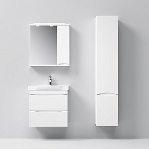 Зеркало со шкафом AM.PM Like 65 белый в ванную от интернет-магазине сантехники Sanbest