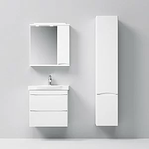 Зеркало со шкафом AM.PM Like 65 белый в ванную от интернет-магазине сантехники Sanbest