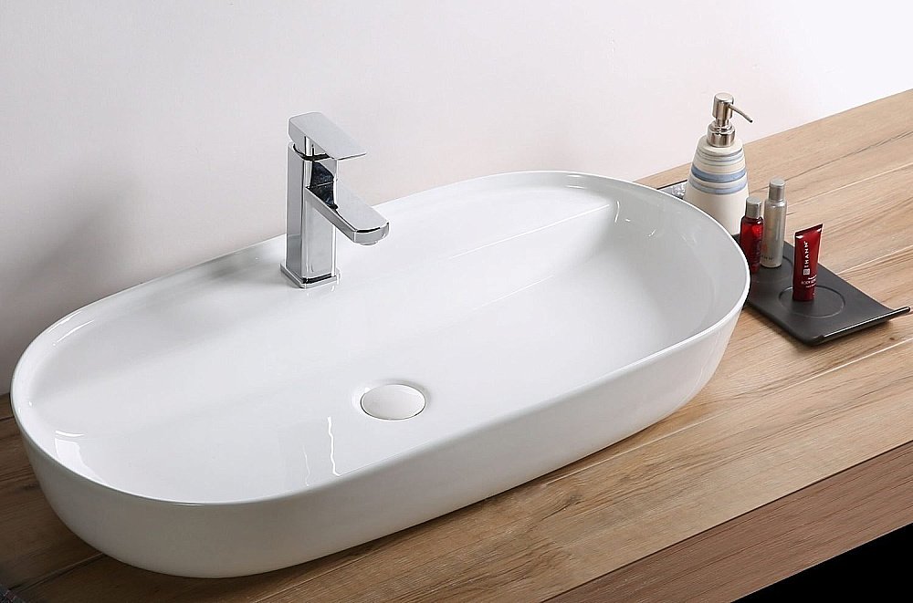 Раковина накладная Gid Lago 81 N9347 51190 белая купить в интернет-магазине Sanbest