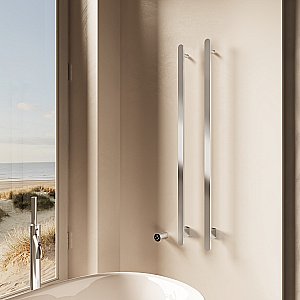 Полотенцесушитель электрический Vincea VTD-2VT1CH хром, таймер купить в интернет-магазине сантехники Sanbest