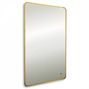 Зеркало ABBER See AG6112SCG 60x100 золото в ванную от интернет-магазине сантехники Sanbest
