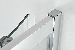 Душевой уголок Vincea ALPHA VSQ-3AL900MT 90x90 стекло текстурное/профиль хром купить в интернет-магазине Sanbest