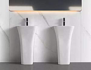 Напольная раковина CeruttiSpa Luca 45 CT7283 белая купить в интернет-магазине Sanbest