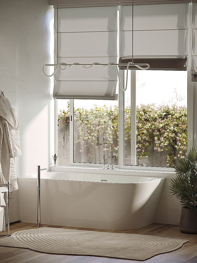 Акриловая ванна Sancos Veneto 170x80 белая купить в интернет-магазине Sanbest