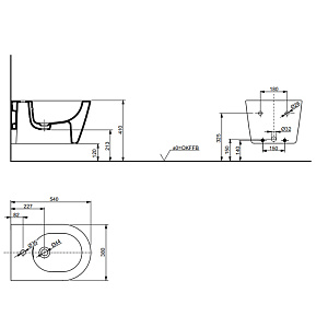 Биде подвесное RP TOTO B552E#XW купить в интернет-магазине Sanbest