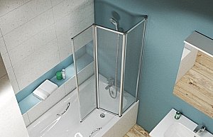 Шторка для ванны Bravat ALFA BG100.5320A 100x140 купить в интернет-магазине Sanbest