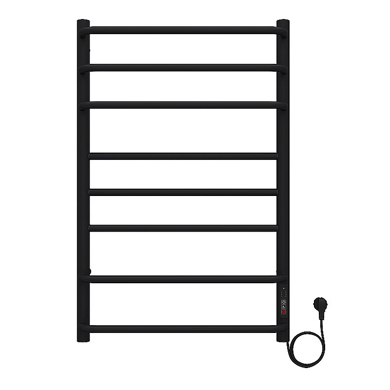 Полотенцесушитель электрический Azario MILAN П8 500х800 AZ90858B черный купить в интернет-магазине сантехники Sanbest