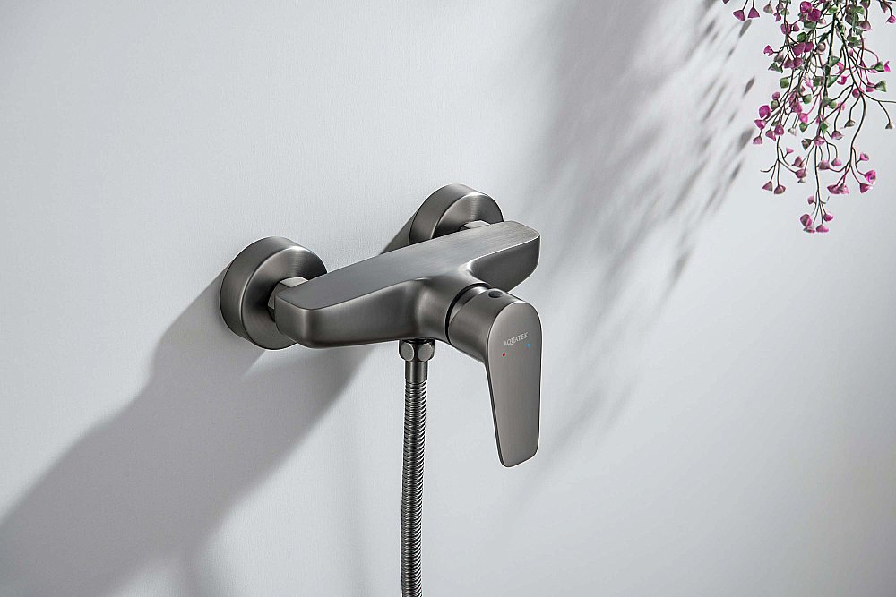 Cмеситель для душа Aquatek Бетта AQ1160BGM оружейная сталь купить в интернет-магазине сантехники Sanbest
