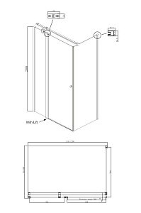 Душевой угол Ambassador Nord 80x120 13011107 купить в интернет-магазине Sanbest