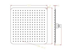 Верхний душ Rav-Slezak KS0004Z золото купить в интернет-магазине сантехники Sanbest