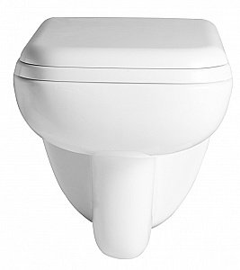 Унитаз подвесной Orange C03-100w с крышкой микролифт купить в интернет-магазине Sanbest