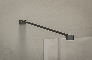 Душевое ограждение Ravak Walk-In Air Wall 120 GW9WG0300Z1C профиль черный/стекло прозрачное купить в интернет-магазине Sanbest