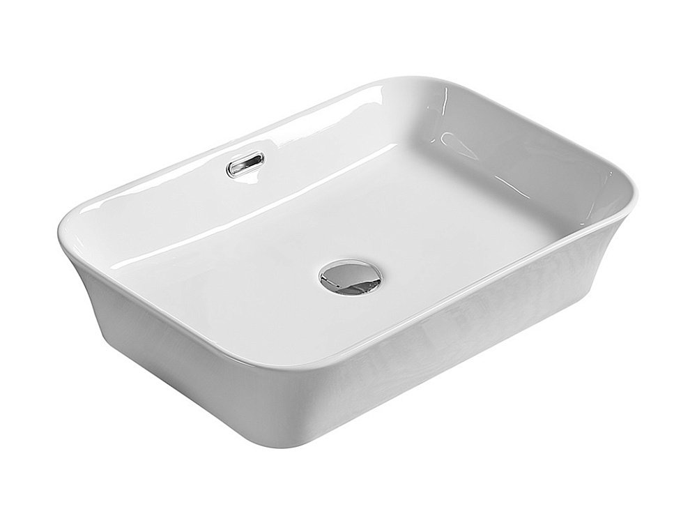 Раковина накладная SantiLine 56 SL-1009 белая купить в интернет-магазине Sanbest