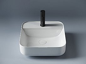 Раковина накладная Ceramica Nova Element CN5014 белая купить в интернет-магазине Sanbest