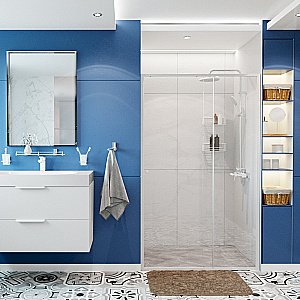 Душевая дверь WasserKRAFT Rhin 44S 110 купить в интернет-магазине Sanbest