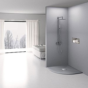 Душевой поддон Vincea VST-4SQ9090G 90х90 серый купить в интернет-магазине Sanbest