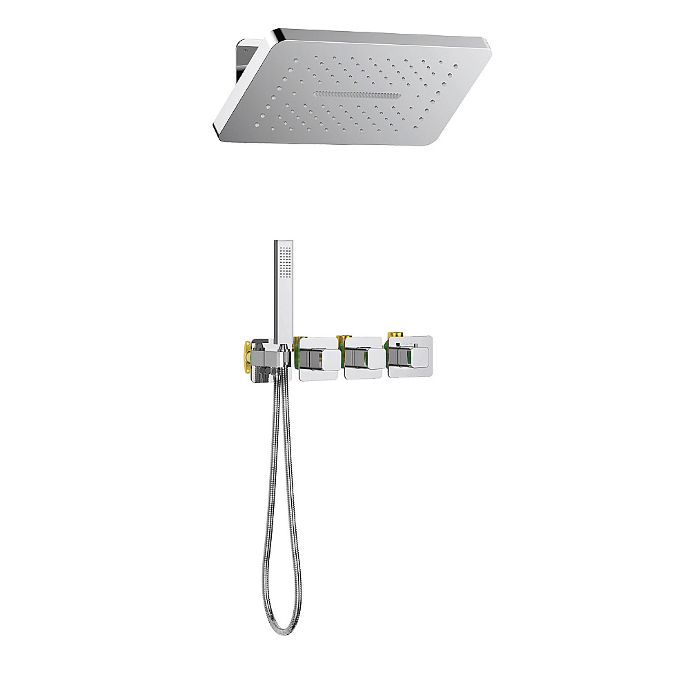 Душевая система встроенная с термостатом Timo Petruma SX-5249/00SM хром купить в интернет-магазине сантехники Sanbest
